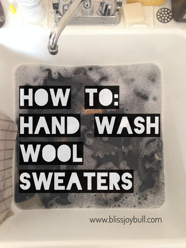 I'm a Hand Washing Convert or How To Hand Wash Wool Sweaters