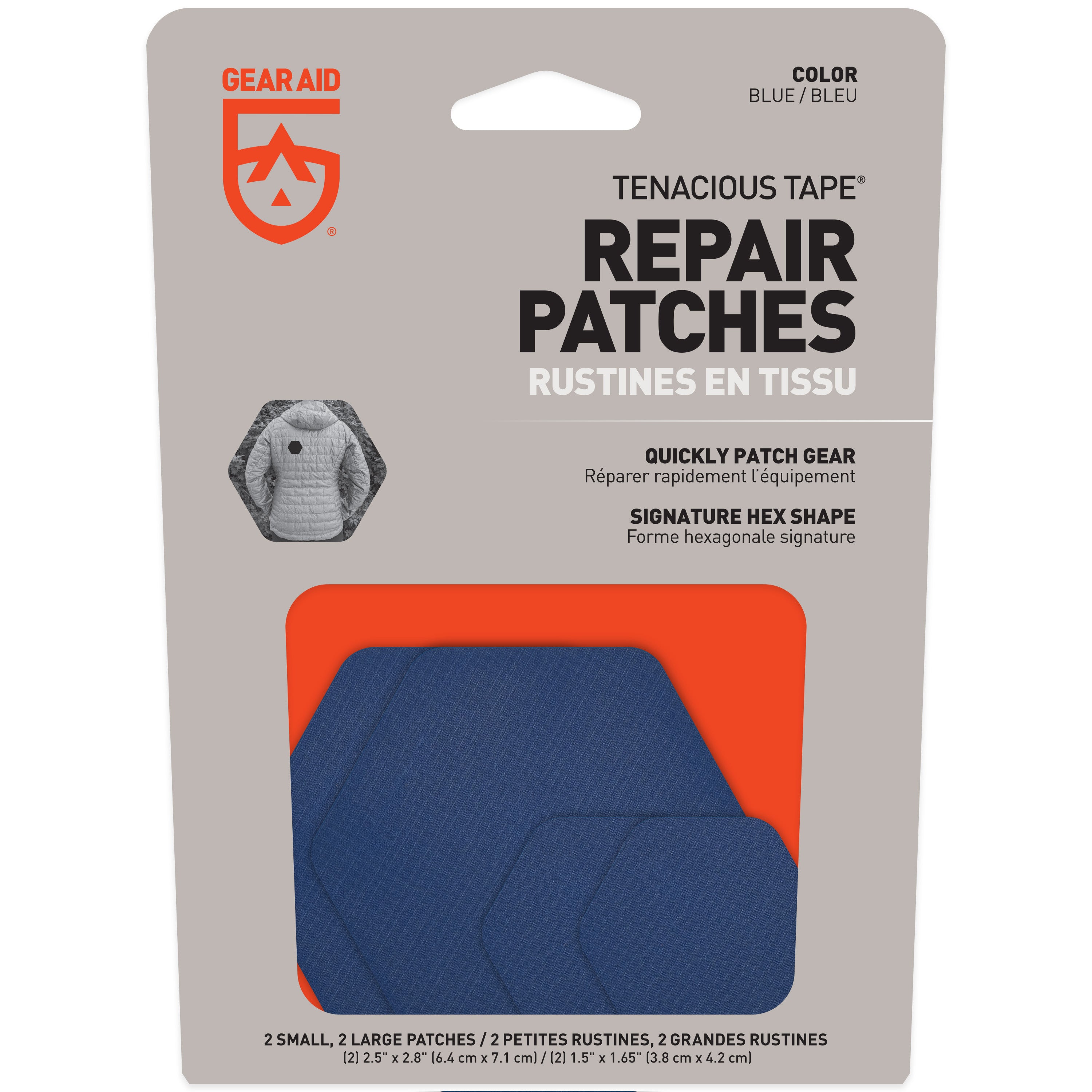 Tenacious Tape Patches Hex - Blue