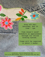 Load image into Gallery viewer, January 17: Mending Drop Off Day
