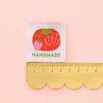 Load image into Gallery viewer, Tomato Pin Cushion Handmade Large Sewing Labels
