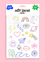 Load image into Gallery viewer, Charms Embroidery Sheet Set
