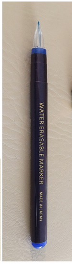 Load image into Gallery viewer, Kanda, Water-Erasable Extra-Fine-Point Blue Pen - CHACOPA
