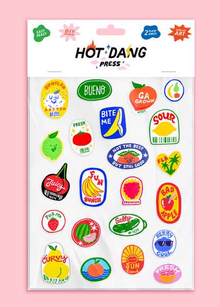 Produce Stickers Sheet Set – BLISS JOY BULL