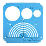 Load image into Gallery viewer, Sashiko Circle Stencil
