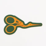 Load image into Gallery viewer, Stork Scissors Sticker - Vinyl Waterproof Sticker
