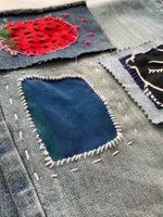 Load image into Gallery viewer, Denim Repair, Visible Mending
