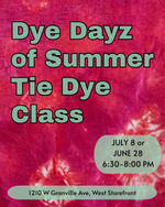 Load image into Gallery viewer, June 10 or 25: Tie Dye Class
