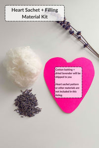 DIY Heart Sachet Filling