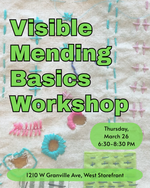 Load image into Gallery viewer, March 26: Visible Mending Basics Workshop
