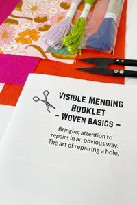Visible Mending Booklet, Wovens