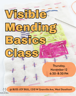 Load image into Gallery viewer, November 12: Visible Mending Basics Workshop
