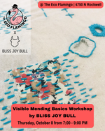 Load image into Gallery viewer, October 8 at The Eco Flamingo: Visible Mending Basics Workshop

