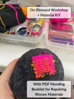 Load image into Gallery viewer, Intro to Hand Darning Workshop + KIT
