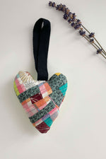 Load image into Gallery viewer, Quilted Heart Lavender Sachet
