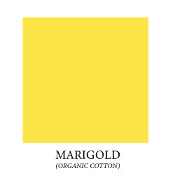marigold (bright yellow) - organic cotton