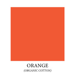 orange - organic cotton